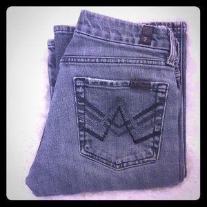 7 For All Mankind "A" Pocket Bootcut Jeans
